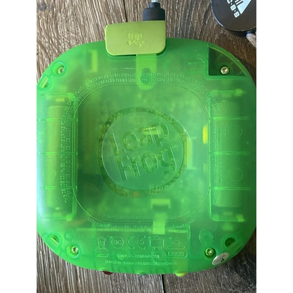 LeapFrog RockIt Twist Handheld Learning Game System - Green Used Works 100%